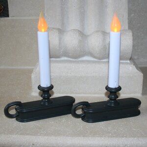 Set of 12 Dusk/Dawn Windowsill Candles Dark Bronze (NIB)